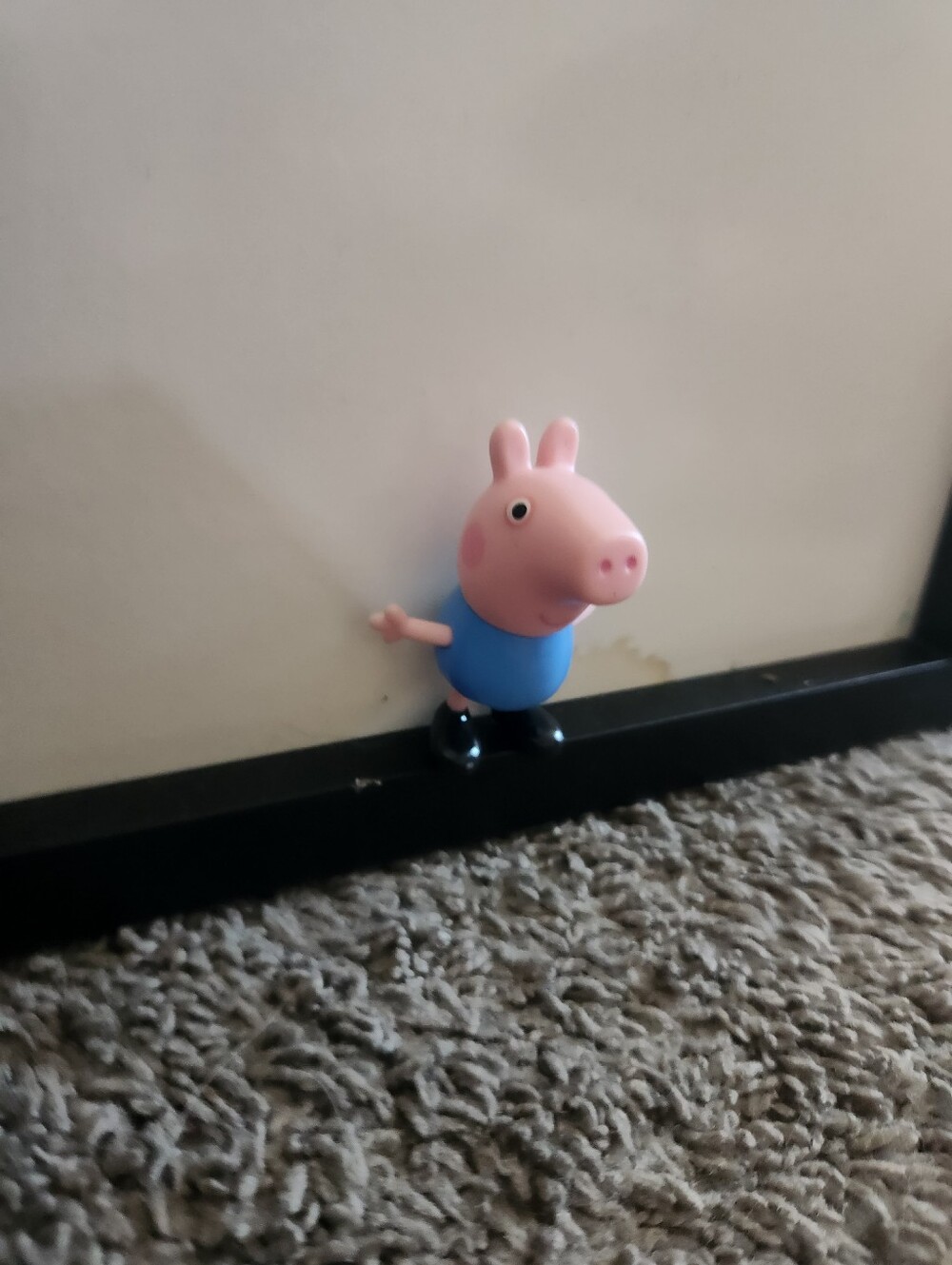 2003 Brother George 2" Jazwares Action Figure Peppa Pig Nick Jr PBS Sprout